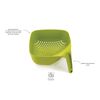 Дуршлаг Square SS17 зеленый, Joseph Joseph, изображение 5