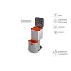 Контейнер для мусора с двумя баками Totem Compact 40 л нержавеющая сталь, Joseph Joseph, изображение 20