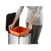 Контейнер для мусора с двумя баками Totem Compact 40 л нержавеющая сталь, Joseph Joseph, изображение 11