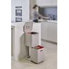 Контейнер для мусора с двумя баками Totem Compact 40 л белый, Joseph Joseph, изображение 3