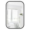 Зеркало прямоугольное Hub 61 х 91 см черное, Umbra