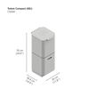 Контейнер для мусора с двумя баками Totem Compact 40 л нержавеющая сталь, Joseph Joseph, изображение 18