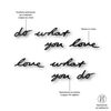 Надпись декоративная Do what you love настенная черная, Umbra, изображение 8