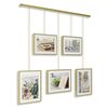 Панно для фотографий Exhibit матовая латунь, Umbra, изображение 3