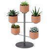 Подставка для цветов Terrapotta с горшками 5 шт, titanium, Umbra, изображение 2