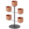 Подставка для цветов Terrapotta с горшками 5 шт, titanium, Umbra, изображение 5