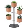Подставка для цветов Terrapotta с горшками 5 шт, titanium, Umbra, изображение 4