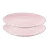 Набор тарелок Simplicity, ?21,5 см, розовые, 2 шт., Liberty Jones