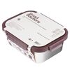 Ланч-бокс стальной со стеклянной крышкой, 1,8 л, сливовый, Smart Solutions, изображение 4