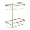 Полка для душа настенная двухъярусная Siv, золотистая, Bergenson Bjorn Bath, изображение 5