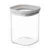 Банка для хранения стеклянная с крышкой, 1 л, светло-серая, Smart Solutions