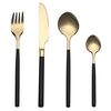 Набор столовых приборов Duality, золотистые, 16 пред., Liberty Jones, изображение 2