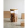 Банка для хранения квадратная Glass Bamboo, 1,4 л, Smart Solutions, изображение 6