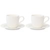 Набор чашек с блюдцами Soft Ripples, Dual Glazing, 125 мл, 2 шт., Liberty Jones