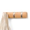 Вешалка настенная Flip, 3 крючка, натуральное дерево, UMBRA, изображение 5