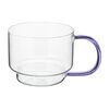 Набор кружек Orb, 400 мл, прозрачные/фиолетовые, 2 шт., Liberty Jones, изображение 6