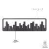 Вешалка настенная Skyline черная, Umbra, изображение 11