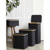 Корзина для белья Neat Tall, 41х35х74 см, черная, Smart Solutions, изображение 2
