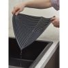 Коврик для сушки посуды Dry Flex, 34,5х31,5 см, темно-серый, Smart Solutions, изображение 8