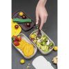 Ланч-бокс с приборами Food Time, 1 л, серый, Smart Solutions, изображение 9