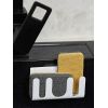 Набор губок для посуды из целлюлозы и кокосового волокна Eco Sponge, черные, 6 шт., Smart Solutions, изображение 4