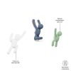 Вешалки-крючки Buddy 3 шт. разноцветные мятные, Umbra, изображение 12