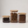 Банка для хранения прямоугольная Glass Acacia, 1,3 л, Smart Solutions, изображение 6