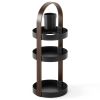 Органайзер для косметики Bellwood, 20х50 см, черный/орех, UMBRA
