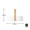 Органайзер Bellwood Caddy, 30х23 см, белый/натуральное дерево, UMBRA, изображение 9