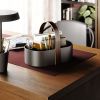 Органайзер Bellwood Caddy, 30х23 см, черный/орех, UMBRA, изображение 5