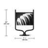 Фоторамка Wishbone, 18х25 см, черная, UMBRA, изображение 9