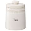 Банка для чая белого цвета из коллекции Kitchen Spirit, 820 мл, Tkano