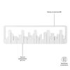Вешалка настенная Skyline белая, Umbra, изображение 8