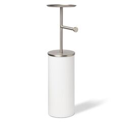 Держатель-органайзер для туалетной бумаги Potaloo белый/никель, Umbra