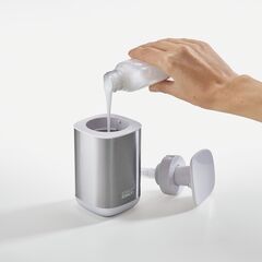 Диспенсер для мыла Presto Steel белый, Joseph Joseph, изображение 5