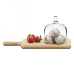 Блюдо сервировочное со стеклянным куполом 35.5 см Paddle, LSA International, изображение 2