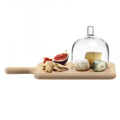 Блюдо сервировочное со стеклянным куполом 35.5 см Paddle, LSA International, изображение 3