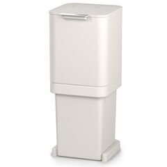Контейнер для мусора с двумя баками Totem Pop 40 л белый, Joseph Joseph