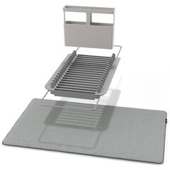 Коврик для сушки посуды с полкой для раковины Udry темно-серый, Umbra, изображение 4