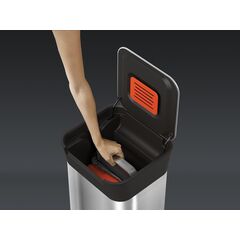 Контейнер для мусора с прессом Titan 20 л нержавеющая сталь, Joseph Joseph, изображение 4