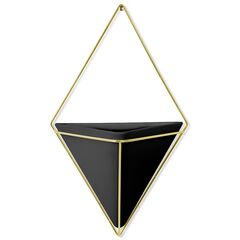 Декор для стен Trigg большой черный-латунь, Umbra