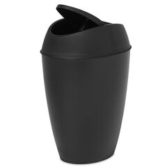 Корзина для мусора с крышкой Twirla 9 л черная, Umbra, изображение 5