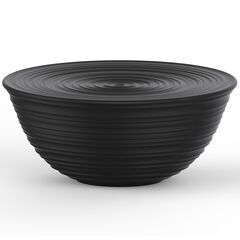 Миска с крышкой Tierra, 30 см, черная, Guzzini
