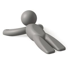 Набор из 2 дверных стопперов Buddy серый, Umbra, изображение 5