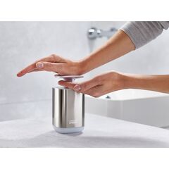 Набор из органайзера для зубных щеток EasyStore Steel и диспенсера для мыла Presto Steel, Joseph Joseph, изображение 5