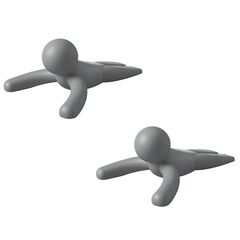 Набор из 2 дверных стопперов Buddy серый, Umbra