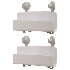 Набор из 2 угловых органайзеров для душа EasyStore белый, Joseph Joseph