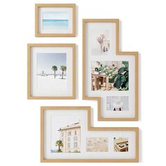 Набор из 4 фоторамок Mingle Gallery дерево, Umbra