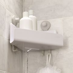 Набор из 2 угловых органайзеров для душа EasyStore белый, Joseph Joseph, изображение 2