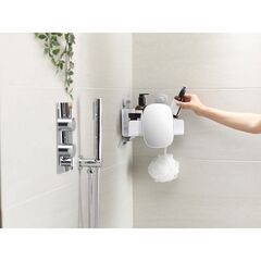 Органайзер для душа с зеркалом EasyStore угловой белый, Joseph Joseph, изображение 3